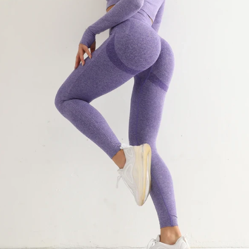 Leggins Mujer Push Up morada S/M