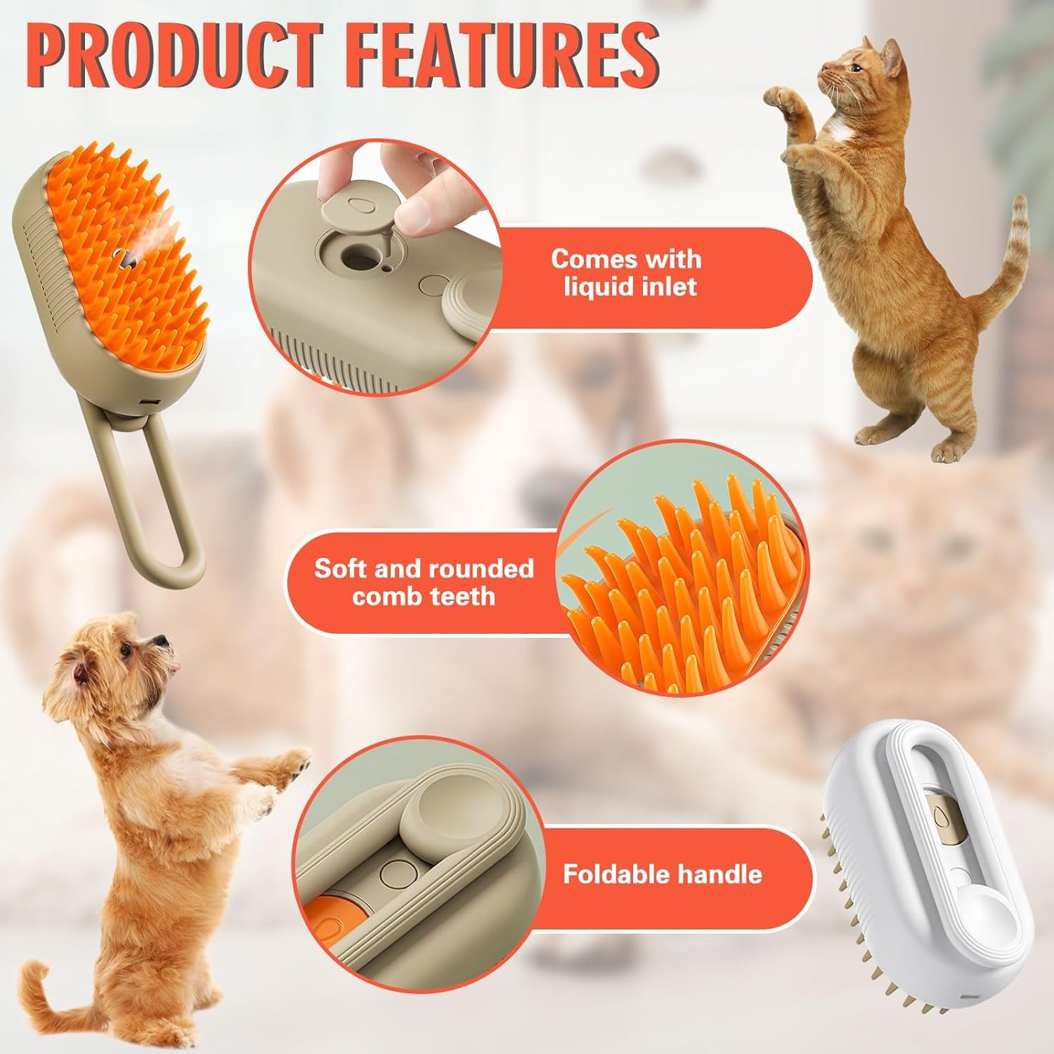 Cepillo vapor de masaje para mascota 3 en 1 - additional image 18