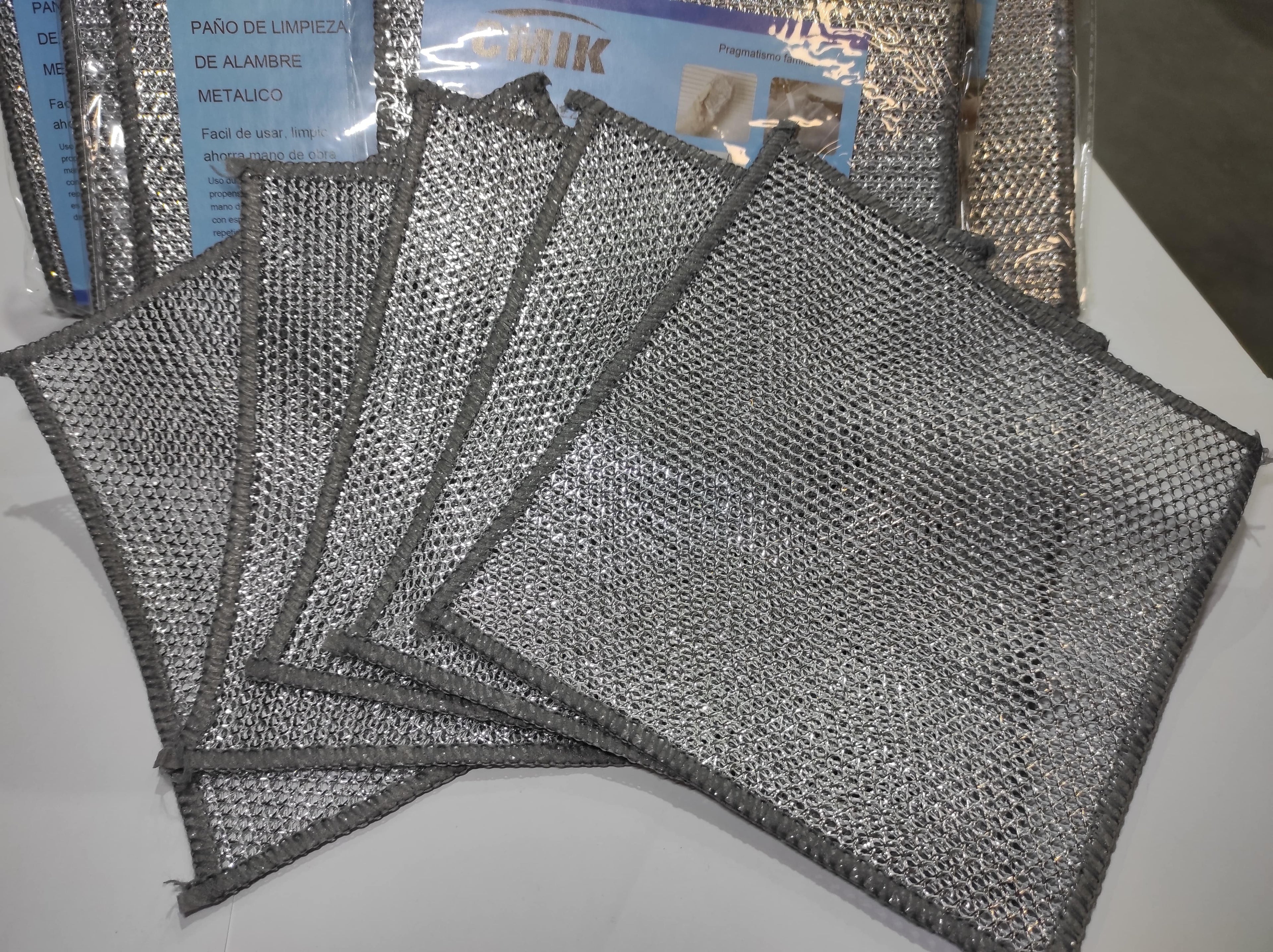 Pack de 5 paños de limpieza de malla de alambre - additional image 5