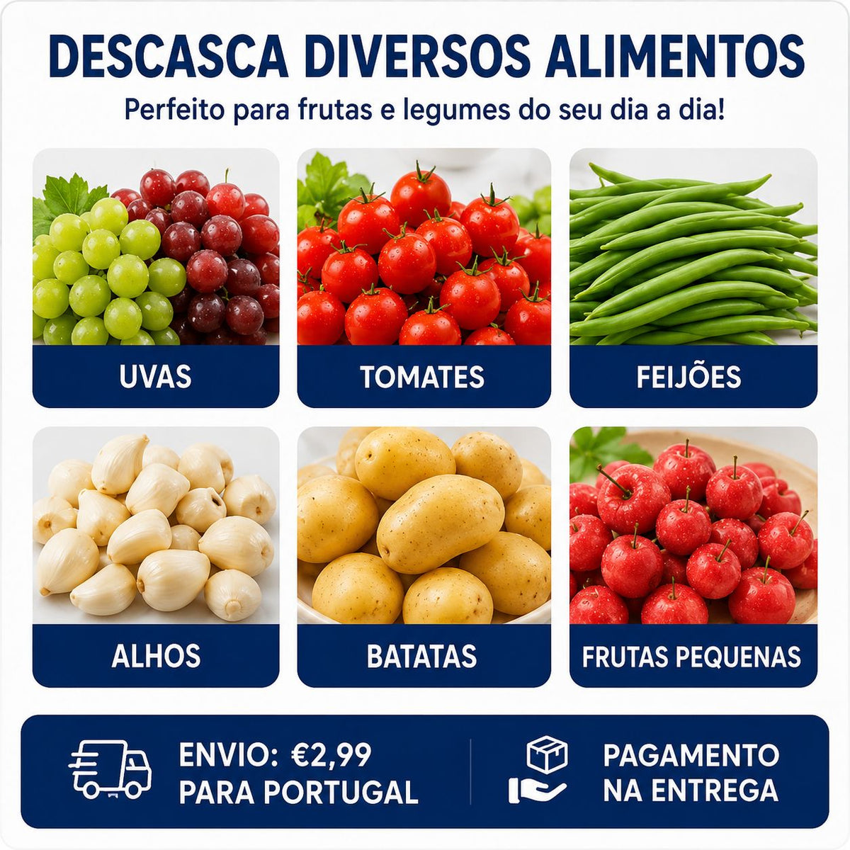Descascador Automático de Frutas e Legumes